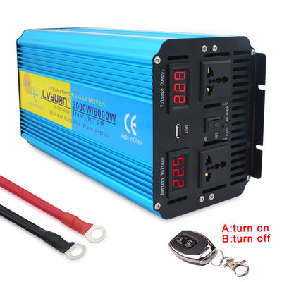 品質 For Air Conditioning 3000W/6000W Power Inverter Pure Sine Wave 12V DC To AC 220V Function Car Inverter Solar Pump Pump Drill Using 工場